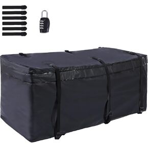 REDCAMP 26 Cubic ft Truck Bed Cargo Bag, Extra Waterproof Cargo Bag, Fits Any Truck Size, Heavy Duty Luggage Bag with 4 Bungee Cords for Pickup SUV, 50"x 40" x 17