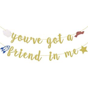 You've Got A Friend in Me Banner Friend Birthday Party Supplies Friends Inspired Decor