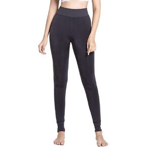 Laeyzuo Women's High Waisted Fleece Lined Leggings Pants Winter Elastic Warm Thick Tights
