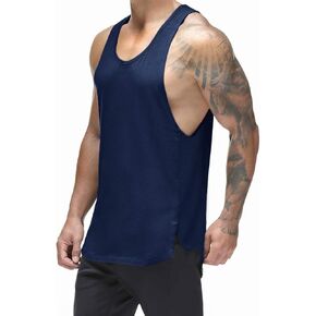 Mens Workout Mesh Quick-Dry Muscle Tank Tops for Bodybuilding Gym Training Black/Camo T09A