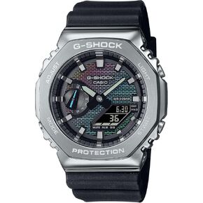 Casio G-Shock Rainbow Brick Wall GM-2100RW-1A Analog-Digital Octagonal Watch