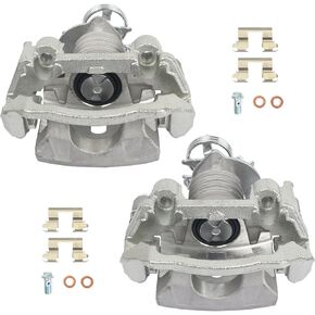 Autoround Rear Disc Brake Caliper fit for Chevy Malibu 04-12/ Cobalt 05-08/ HHR 08-10, Pontiac G6/ G5/ Pursuit, Saturn Ion/Aura, Both Driver Passenger Side, Replacement # 18B4893 18B4892