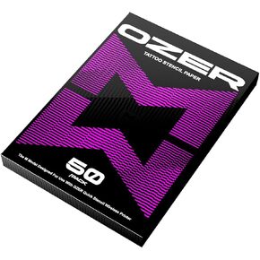OZER Tattoo Transfer Paper A4 Size Thermal Copier Template Paper x 50 Sheets