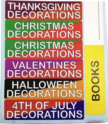 Storage Labels for Moving Supplies Color Coding Home Storage Stickers for Box Storage and Organizing Packing List Tape Labels for Storage Organizer Box in Saudi Arabia