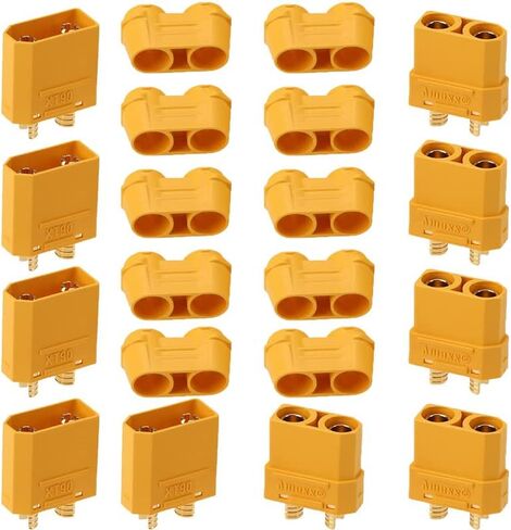 5 Pairs Amass MT60 Plug 3-Pole 3.5mm Bullet Connectors Set RC Motor Plug Connector for RC ESC to Motor with Housing for RC Lipo in Kuwait
