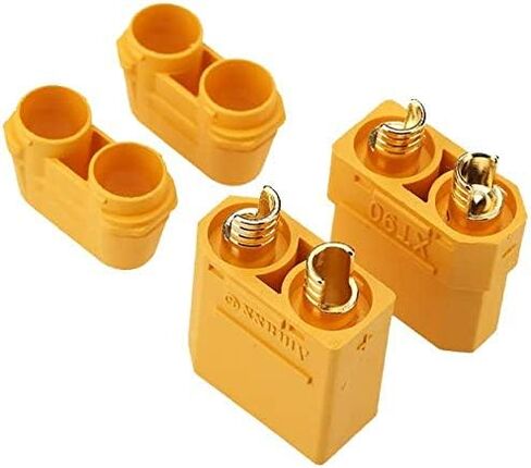 5 Pairs Amass MT60 Plug 3-Pole 3.5mm Bullet Connectors Set RC Motor Plug Connector for RC ESC to Motor with Housing for RC Lipo in Kuwait