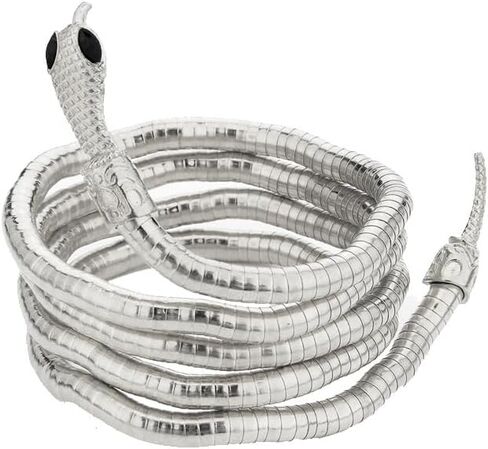 WLL Personalized Snake Adjustable Open Rings Snake Hand Chain Bracelet Snake Chain Finger Ring Bracelet Animal Jewelry Halloween Accessories in Kuwait