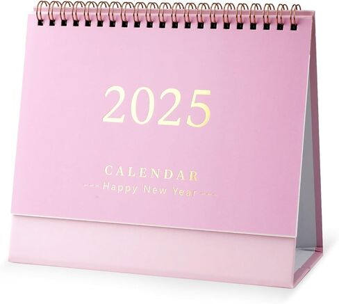 تقويم مكتب الوقوف، 2024-2025 تقويم سطح المكتب 7.48 × 6.3 بوصة تقويم قلاب للسنة الأكاديمية يعمل من يوليو 2024 إلى ديسمبر 2025 للمدرسة والمكتب والمنزل (وردي) in Saudi Arabia