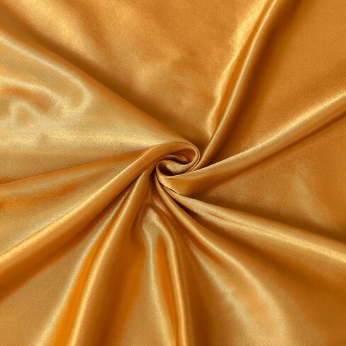 Satin Fabric by The Yard ，60 Inch Wide ，Soft Charmeuse Silk Satin Fabrics for Sewing,Wedding Dress,DIY Craftings, Costumes,Draping,Table Runner,Cloth Napkins (Ivory White, 1yard) in Saudi Arabia