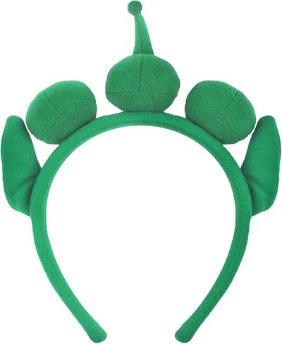 عصابة رأس RUNUP Green Alien Headband Three Eyes Alien Plush Headbands Alien زي قبعة موضوع حفلة الهالوين التنكرية إكسسوارات غريبة للنساء والأطفال عصابة رأس غريبة in Saudi Arabia