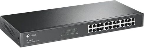 TP-Link TL-SG1016, 16 Port Gigabit Unmanaged Ethernet Switch | Plug & Play, Sturdy Metal, Shielded Ports, Rackmount, Fanless, Black, 3 Year Manufacturer Warranty in Kuwait