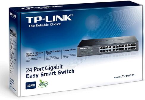 TP-Link TL-SG1016, 16 Port Gigabit Unmanaged Ethernet Switch | Plug & Play, Sturdy Metal, Shielded Ports, Rackmount, Fanless, Black, 3 Year Manufacturer Warranty in Kuwait