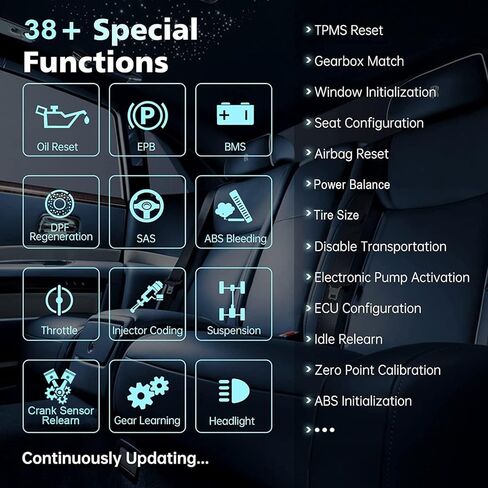 ماسح ضوئي XTOOL D8 ثنائي الاتجاه OBD2، أحدث أداة مسح ضوئي للسيارات لعام 2024 مع تحديثات لمدة 3 سنوات، ورسم خرائط الطوبولوجيا، واختبارات نشطة، و38+ إعادة ضبط، وإعادة تعلم مستشعر الكرنك، وCAN FD لجنرال موتورز in Kuwait
