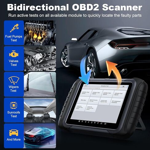 ماسح ضوئي XTOOL D8 ثنائي الاتجاه OBD2، أحدث أداة مسح ضوئي للسيارات لعام 2024 مع تحديثات لمدة 3 سنوات، ورسم خرائط الطوبولوجيا، واختبارات نشطة، و38+ إعادة ضبط، وإعادة تعلم مستشعر الكرنك، وCAN FD لجنرال موتورز in Kuwait
