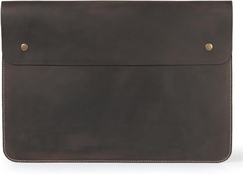 MegaGear Top Grain Leather MacBook Bag Laptop Sleeve for MacBook Pro and MacBook Air Case - 16 Inch - 15 Inch - 15.5 Inch (M4, M3, M2, M2, M1, Pro & Max) 2020 to 2024 Models in Saudi Arabia