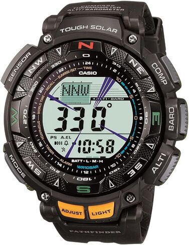 Casio Pathfinder Men's Tough Solar Triple Sensor World Time 51mm Digital WatchPAG240-1CR in Saudi Arabia