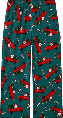 Bamboo Viscose Toddler Boys Wide Leg Pajama Pants Elastic Waist Pajama Bottom with Pockets in Kuwait