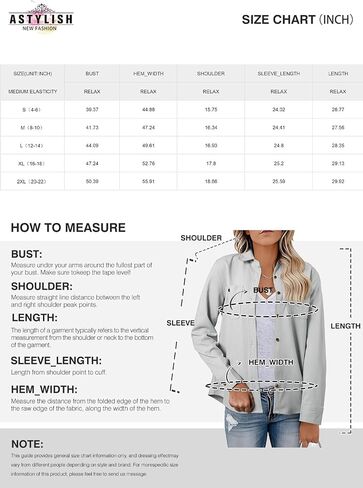 Astylish Womens Jacket Shirts Casual Long Sleeve Button Down Lightweight Fall Fashion Jackets Outfits in Saudi Arabia
