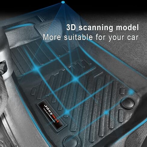 All Weather Floor Mats & Cargo Liner for 2007-2018 Jeep Wrangler JK Accessories TPE Rubber Mat (for 2007-2018 Jeep Wrangler JK 4 Door) in Kuwait