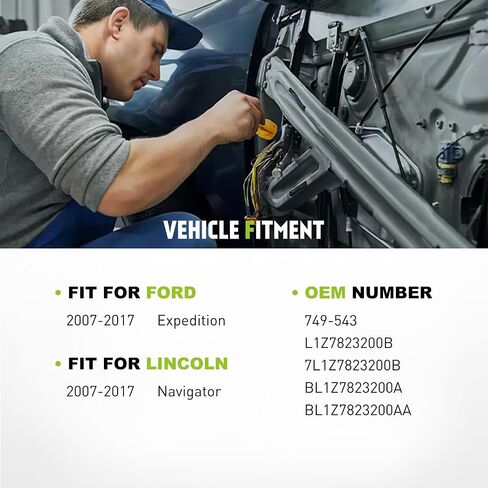 منظم نوافذ الطاقة لجانب الراكب الأمامي بدون محرك مع لوحة تناسب 2007-2017 Ford Expedition Lincoln Navigator، 749-543 in Saudi Arabia