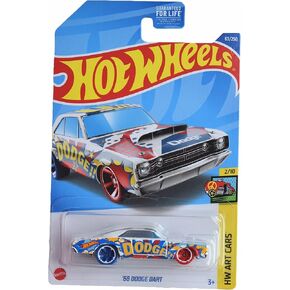 Hot Wheels '68 Dodge Dart, Art Cars 2/10 [White]