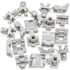 Rexka 10pcs Tailgate & Door Lock Rod Latch Clips 5/32 Rod Size for GM Trucks 16629990 16675980 Ford F150 F250 F350 Super Duty Buick Chevy Cadillac Trucks