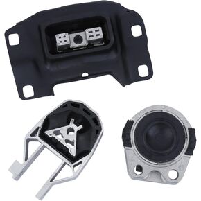 Engine and Transmission Mount (3PS). Replaces Part # A5312 A5520 A5612 3214 3103 3238 5S4Z6038AA CV6Z6068A AV6Z6068A 5S4Z6038BA 5S4Z6038BB 5S4Z6038CA. Fit for 2012-2018 Ford Focus L4 2.0L.