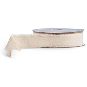 RAZ Imports Ribbon 2024 1.5" X 10 Yards Ivory Velvet Ribbon