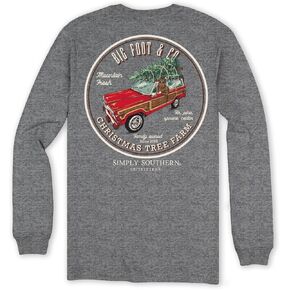 Simply Southern Youth Merry Black Lab Christmas T Shirt