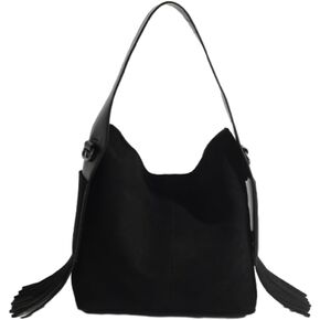Suede Bucket Bags for Women Slouchy Hobo Bags for Women Retro Satchel Tote Bag Suede Handbag Crossbody Bag for Travel Work