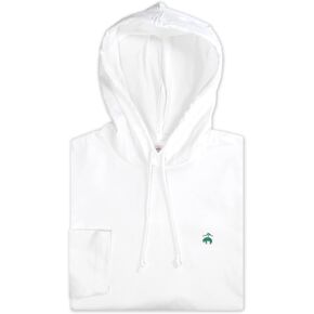 Brooks Brothers Mens Original Fit All Cotton L/S Hooded Shirt,