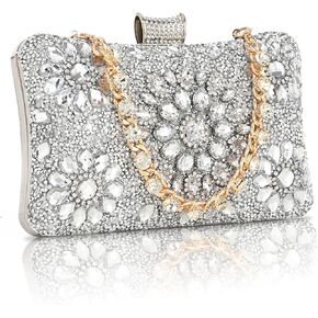 Rhinestone Purses for Women Rhinestone Wedding Evening Bag Luxury Handbags Crossbody Bag for Party Prom