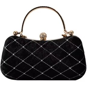 Trendy Evening Purse Velvet CLutch Purse Solid Evening Bag Clutch Purse For Women