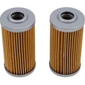 JZGRDN 2PCS Fuel Filter Element CH15553 Compatible with John Deere 650 670 750 770 2210 4010 4100 4110 4115 Compact Utility Tractor 415 425 445 455 Lawn & Garden Tractor HPX 4X2 4X4 Gator