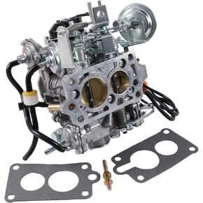 2 Barrel Carburetor Replacement For Toyota 22R Engines 1981-1987 with Round Plug Connector(automatic choke) 21100-35520 TOY-505 TOY-507 (35290/2.4L 2366cc/ C4036)