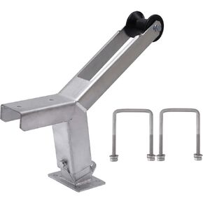 عمود ونش مقطورة قارب قابل للتعديل مع بكرة، يناسب إطارات المقطورة مقاس 3 بوصات عرض × 4 بوصات ارتفاع، وحامل ونش مقطورة القارب in Kuwait