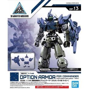 Bandai Hobby - 30 Minute Missions - #13 Option Armor for Commander Type (Portanova Exclusive Navy) 30 MM Model Kit
