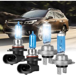 FIT FOR 2006-2013 Chevy Impala,H11 High Beam+H11 Low Beam,400% Bright 5100K White Headlight Bulbs,1:1 Halogen Headlight Bulbs,Upgraded H11/H9 Combo Bulbs,Plug N Play,4PCS