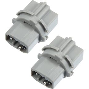Backup Reverse Light Bulb Lamp Socket Holder 33513-S50-003 for Honda Accord 4-Door 1998-2012 Plastic Gray (Set of 2)