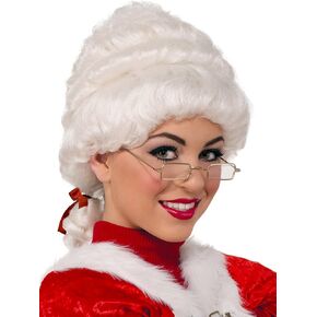 Forum Novelties Women's Deluxe Mrs. Claus Wig