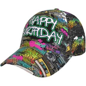 It's My Birthday Hats Men Women Happy Birthday Baseball Hats Adjustable Snapback Hat Sun Hat…