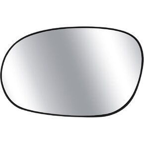 TIKSCIENCE Heated Mirror Glass Right Passenger Side Fit for Dodge Challenger 2008 2009 2010 2011 2012 2013 2014 2015 with Rear Holder Replace 68048442AA, 68048447AA