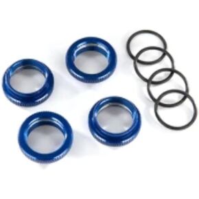 Traxxas 8968X - Aluminum GT-Maxx Spring Retainer / Adjuster, Blue