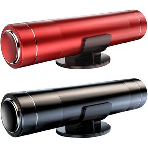Portable car Tungsten Steel Head high Pressure Window Breaker and car seat Belt Cutter 2-in-1 Safety Hammer 2 Pack, (Red+Black)