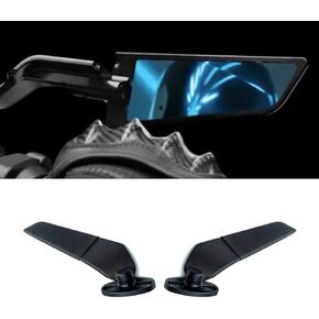 FOR GSX-8R gsx8r 2024 new black motorcycle rearview mirror modified wind wing adjustable rotating rearview mirror gsx8r accessories