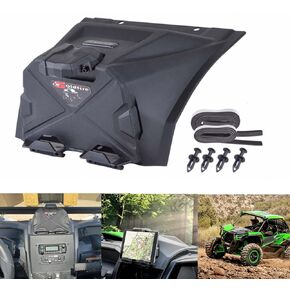 Electronic Device Holder for Kawasaki Teryx KRX 1000, Ipad Phone Holder GPS Mounts Tablet Holder with Storage Box for Kawasaki Teryx KRX 1000 2020 2021 2022 2023 2024