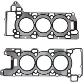 2Pcs Cylinder Head Gasket Fit for 2018-2020 Jaguar F-PACE 2018-2021 Jaguar F-Type 2018-2019 Jaguar XE XF XJ Replace# LR105300 LR105301 LR041640