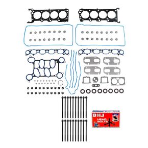 DNJ HGB4115 Cylinder Head Gasket Set with Head Bolt Kit for 1999-2004 Lincoln Navigator 5.4L 330cid V8 DOHC