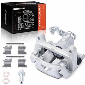 A-Premium Disc Brake Caliper Assembly with Bracket Compatible with Select Chevy Models - Cruze 2016 2017 2018 2019 - Rear Driver and Passenger Side, 2-PC Set