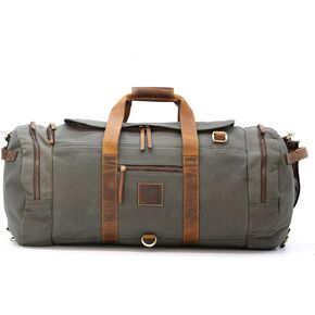 55L Nomad Canvas Duffel (Gray)